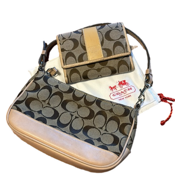 Coach Y2K Signature Demi Mini Bundle with Wallet and Dust Bag - Picture 1 of 17